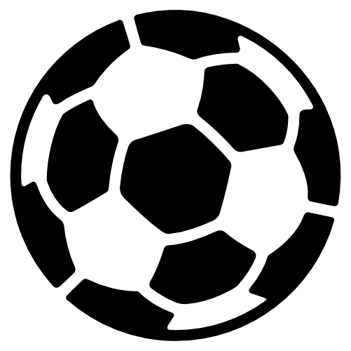 (s067-1-2E) Black White Soccer Ball