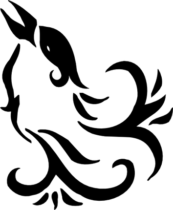 (s074-1-Z) Sparrow Bird Head