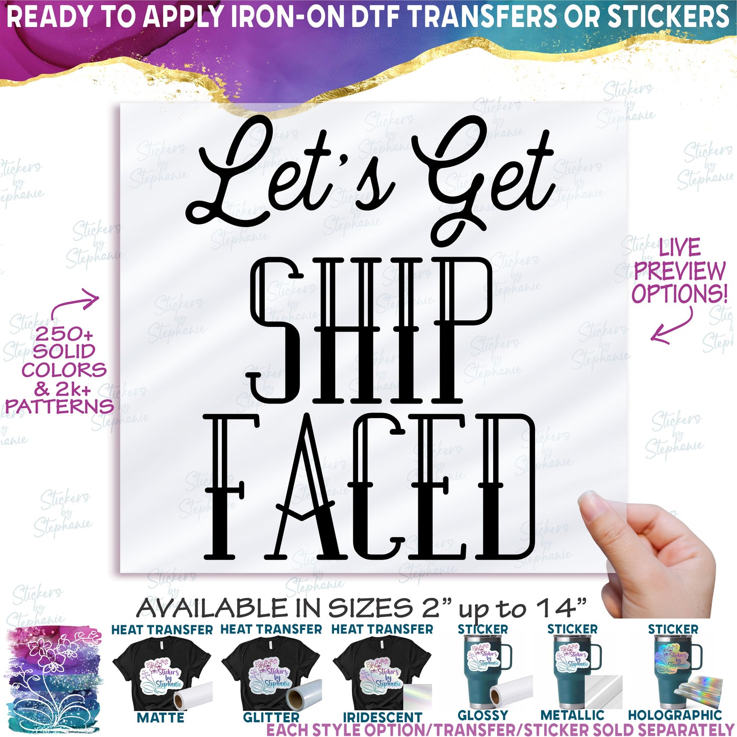 (s081-61-D) Let's Get Ship Faced Nautical