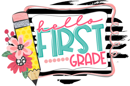 (s095-1O) Back to School First Day Hello