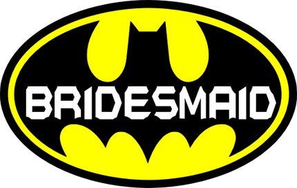 (412-05-B) Batman Wedding Party Custom Text