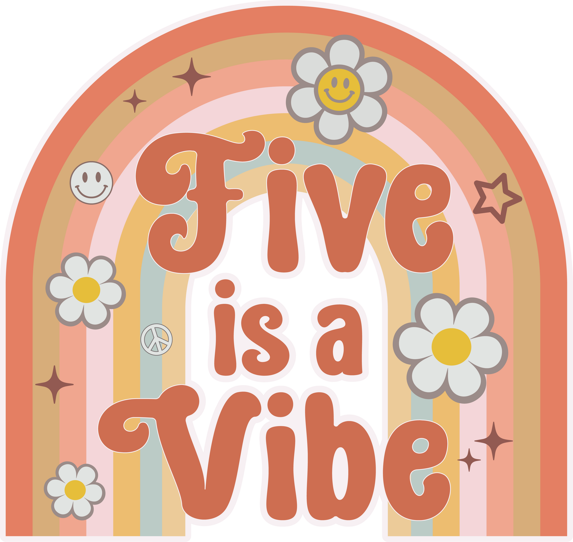 PPB-007 Five is a Vibe 9inch Glitter