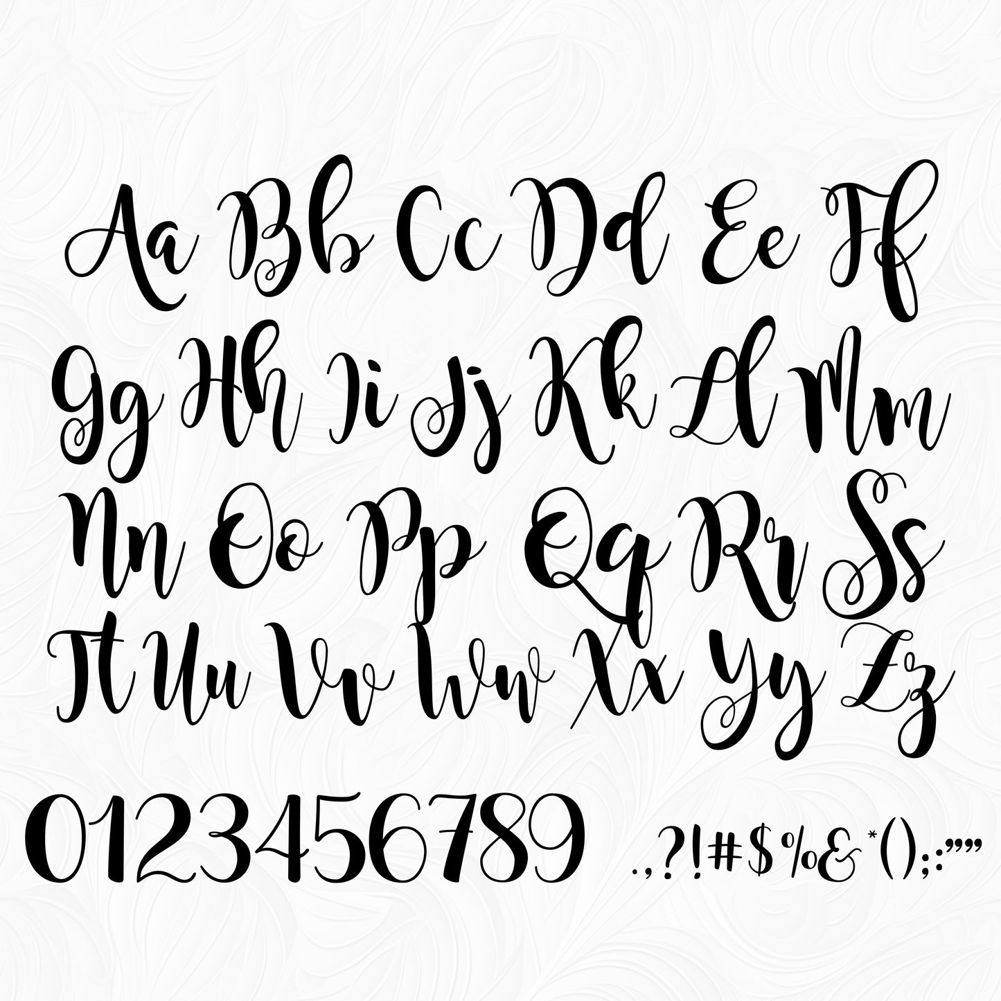 (s97-M02) Script Font Custom Name Text or Single Letter Number Glitter or Vinyl Iron-On Transfer or Sticker