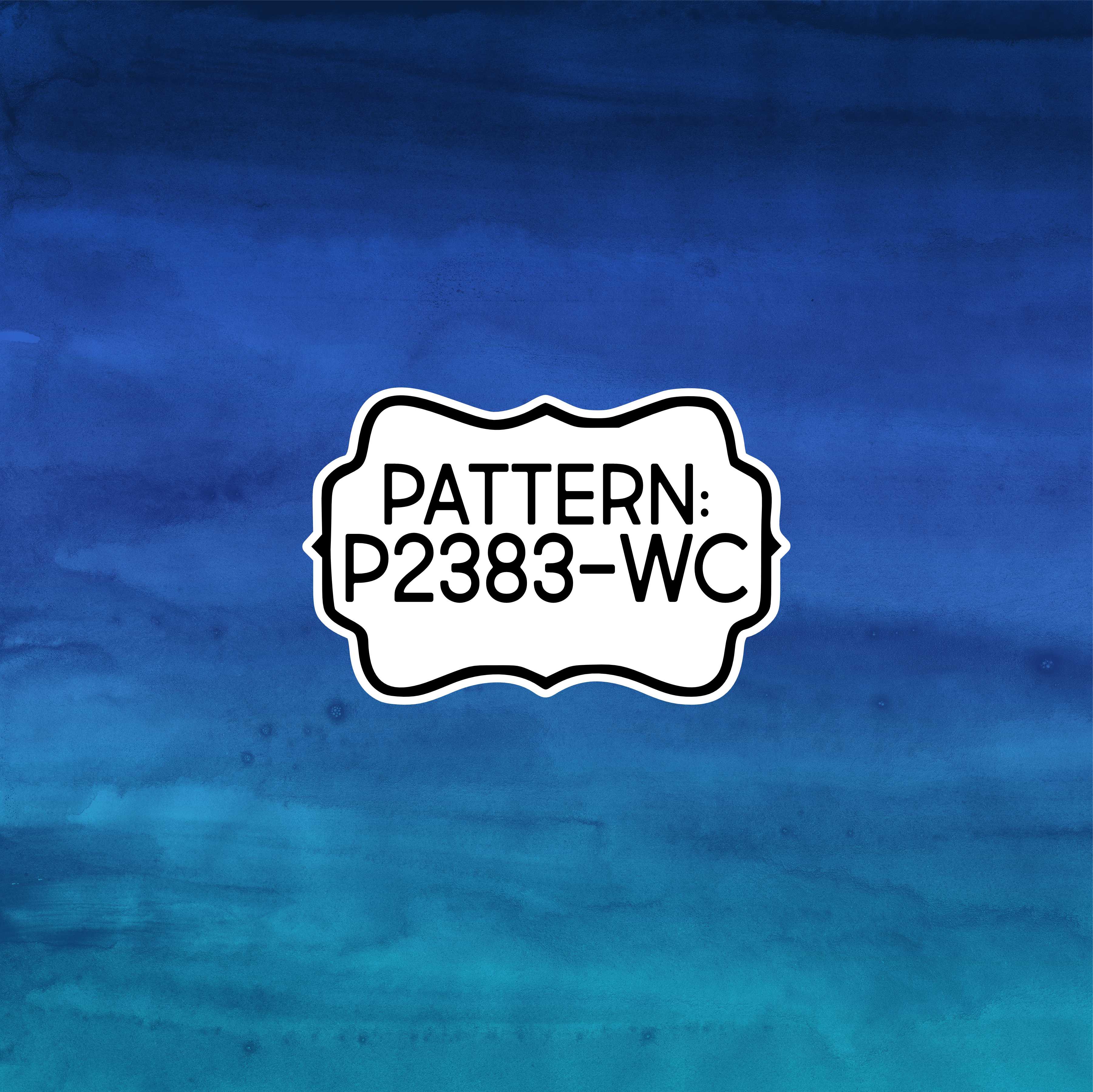 P2388-WC Orange Blue Ombre Watercolor Custom Craft Vinyl or Glitter Sh –  StickersbyStephanie