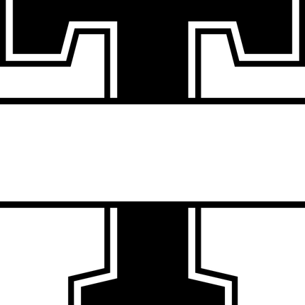 (s123-05) Letter or Number Custom Text Name