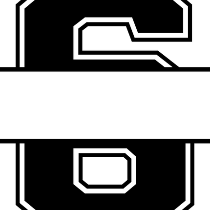 (s123-05) Letter or Number Custom Text Name