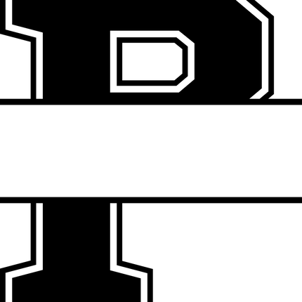 (s123-05) Letter or Number Custom Text Name