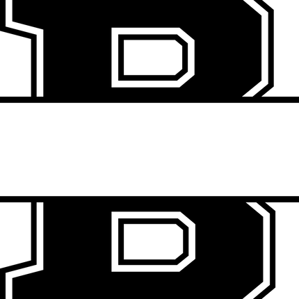 (s123-05) Letter or Number Custom Text Name