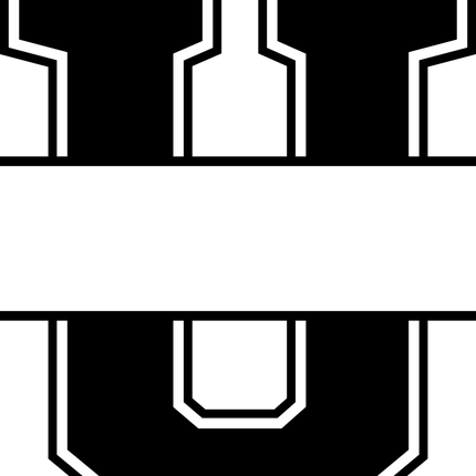(s123-05) Letter or Number Custom Text Name