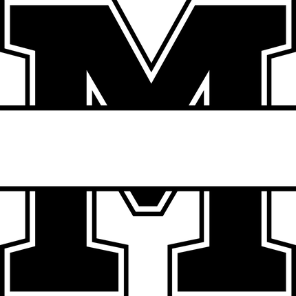 (s123-05) Letter or Number Custom Text Name