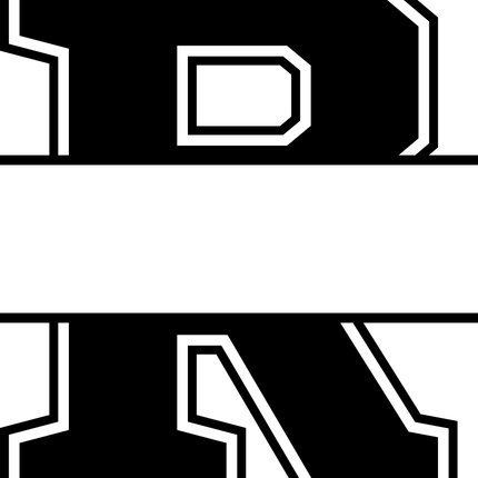 (s123-05) Letter or Number Custom Text Name