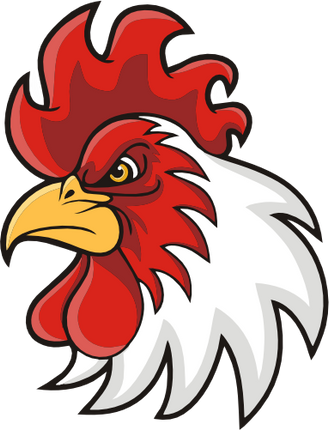(s145-01-1G)  Rooster Mascot