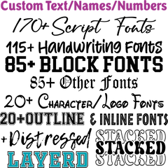 Collection image for: Custom Text/Names