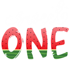 (004-03-A) Sweet One Red Watermelon Letters