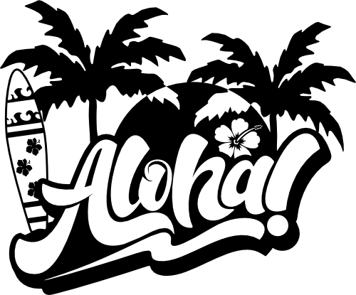 (021-3C) Aloha Palm Tree