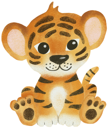 (s102-1-B) Baby Tiger