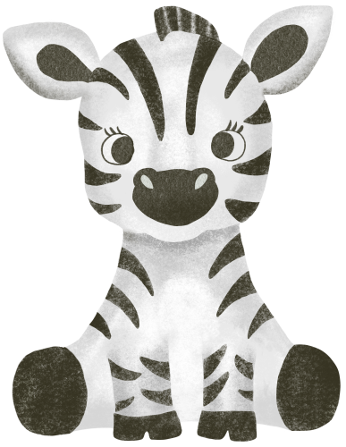 (s102-1-D) Baby Zebra