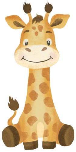 (s102-1-F) Baby Giraffe
