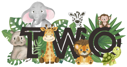 (s102-2-B) Safari Animals Group Two