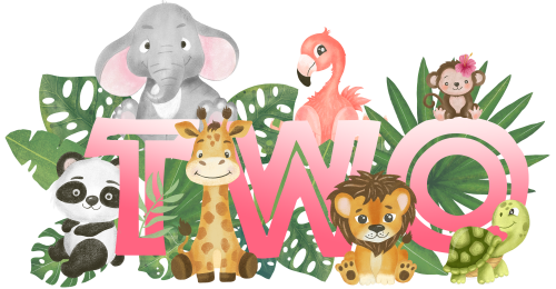 (s102-3-B) Safari Animals Group Two