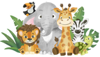 (s102-4-E) Safari Animals Group