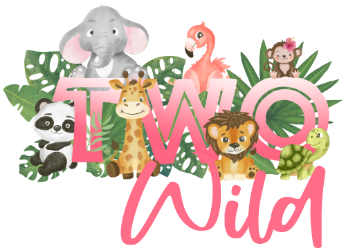 (s102-3C) Two Wild Baby Safari Animals