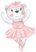 (105-2) Ballerina Animals
