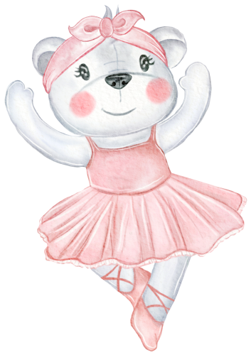 (105-2A) Ballerina Polar Bear