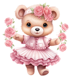 (105-3) Ballerina Animals
