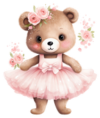 (105-3) Ballerina Animals