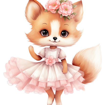 (105-3) Ballerina Animals