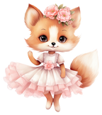 (105-3) Ballerina Animals