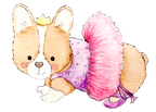 (105-1) Ballerina Animals