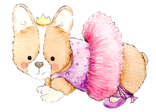 (105-1) Ballerina Animals