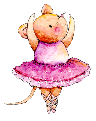 (s105-F) Ballerina Mouse