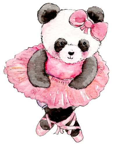(s105-1G) Ballerina Panda
