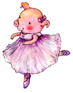 (105-1) Ballerina Animals
