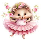 (105-3) Ballerina Animals