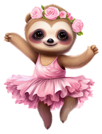 (105-3) Ballerina Animals