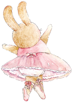 (105-1) Ballerina Bunny Rabbit