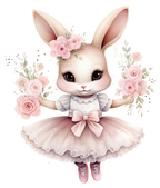 (105-3) Ballerina Animals