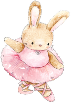 (105-1) Ballerina Bunny Rabbit