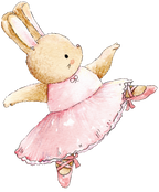 (105-1) Ballerina Bunny Rabbit