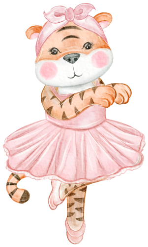 (105-1S) Ballerina Tiger