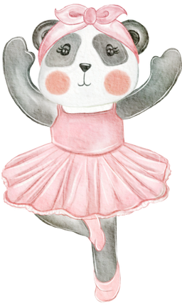 (105-2) Ballerina Animals