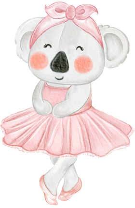 (105-2) Ballerina Animals