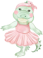 (105-2) Ballerina Animals