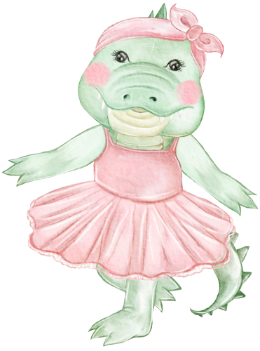 (s105-1X) Ballerina Alligator
