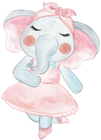 (105-2) Ballerina Animals