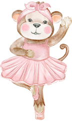 (105-2) Ballerina Animals